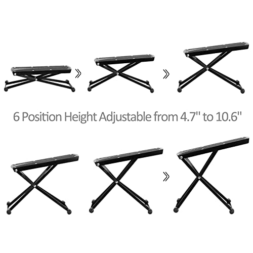 Foldable Adjustable Pedicure Foot Rest - 6 Height Positions