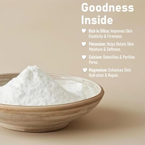 minature Zeolite Clay powder | 227g(8 oz) | Absorbs excess oil | Skincare face masks, scrubs, and body cleansers |Repair Damaged Hair | Vegan | 100% Natural