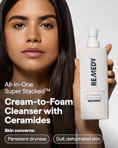 Remedy Cream-to-Foam Cleanser - Hydrating Face Wash 12 fl oz