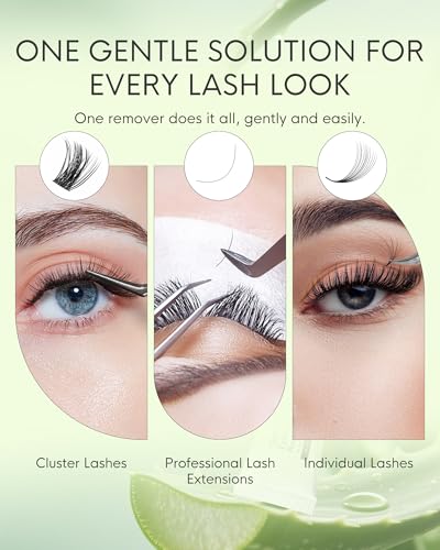 Eyelash Extension Remover Cream - Gentle Aloe Formula