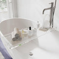 Clear Acrylic Bathtub Tray Table - Anti-Slip Bath Caddy