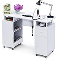 HolaiNail Manicure Table with Dust Collector & Storage