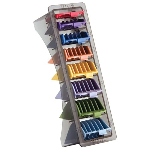 Wahl Professional 8-Piece Clipper Guards 1/8-1 inch Colored