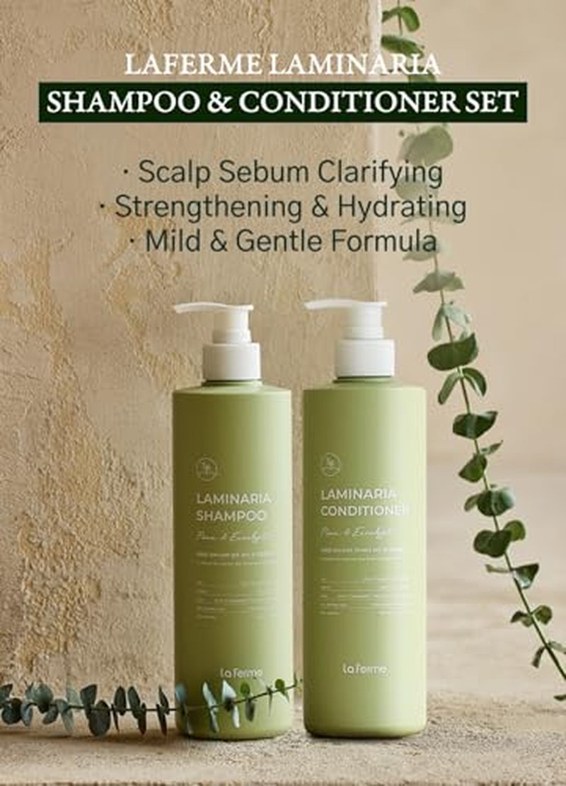 Laferme Thickening Shampoo & Conditioner for Damaged Hair - 16.9 Fl Oz