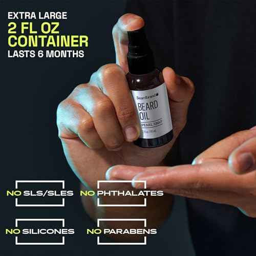 Beardbrand Beard Oil for Men with Jojoba & Vitamin E ? Softens Stubble, Conditions Skin & Promotes Beard Growth | Teakwood, Rosemary, & Citrus Scent | 2 fl oz