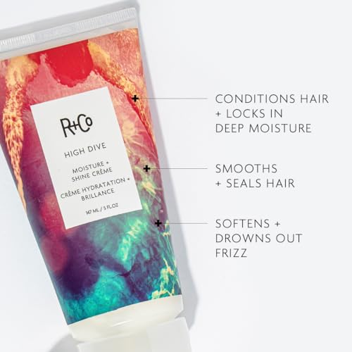 R+Co HIGH DIVE Moisture + Shine Cr?me ? Hydrating & Glossy Hair Cream, Adds Softness & Manageability, All Hair Types