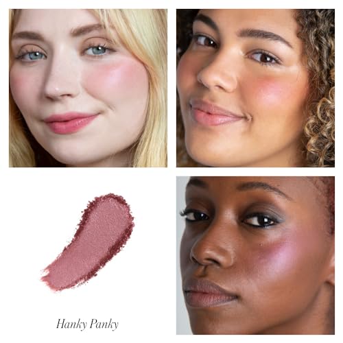 RMS Beauty Redimension Hydra Powder Blush ? Hydrating Mineral Powder Blush with Buildable Natural Color, Lightweight Long-Lasting Finish, Clean & Cruelty-Free 0.15 oz