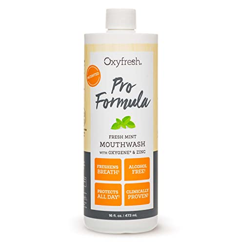 Oxyfresh Pro Formula Fresh Mint Mouthwash with Zinc - 16 Fl Oz, Alcohol & Dye Free