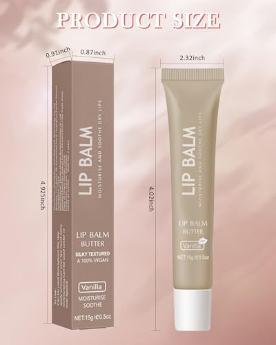 Butter Tinted Lip Balm Kit - 3 Colors Hydrating Lip Gloss