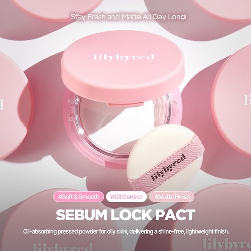 lilybyred Sebum Lock Pact Pressed Powder 0.19oz