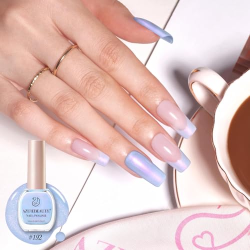 Celestial Blue Quick Dry Nail Polish - 10ml | AZUREBEAUTY