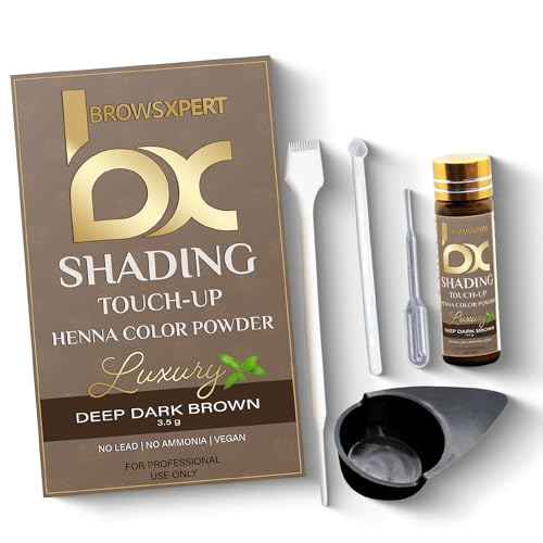BROWSXPERT Professional Shading Touch-Up Kit - Natural Deep Dark Brown