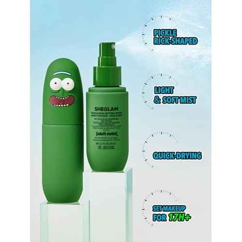 SHEGLAM Pickle Rick Setting spray Long-Lasting Face Mist Makeup Setting for Perfect Makeup