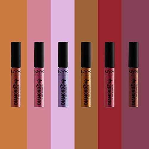 NYX Diamond Drip Lip Gloss - Dressed To Kill Shimmering Gold