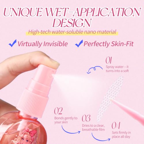 Invisible Eyelid Tape for Hooded Eyes - 96 Ultra-Thin Lifter Strips