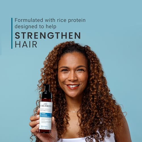 CURLSMITH Bouncy Strength Volume Foam - Rice Protein Hair Mousse (7.5 oz)