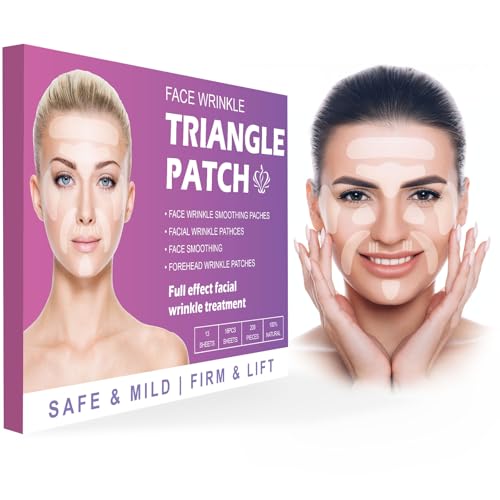 208 Pcs Advanced Anti Facial Wrinkle Patches,Set of Facial Stickers Tape for Reducing Forehead Eye and Upper Lip for Overnight Skin Repair