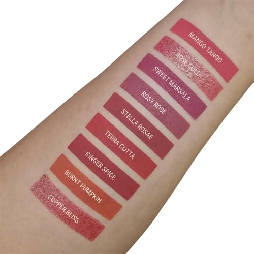 Aromi Marsala Matte Liquid Lipstick - Rosy Burgundy