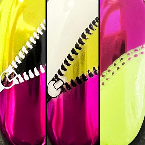 SheModern NON-STICK BLACK + CLEAR + WHITE Stamping Polishes (Set of 3) LED/UV Cure Semi-Gel Collection For Nail Art Design and Completely Dry to the Touch with No Sticky or Tacky Touch After Curing
