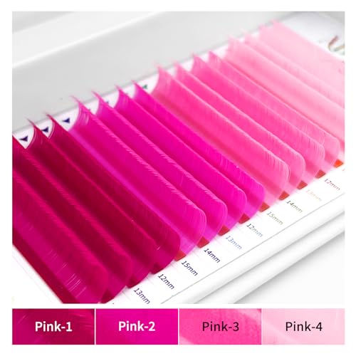 Colored Cashmere Lash Extensions 12-15mm C Curl 0.07