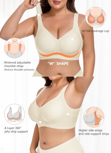 Xcutting Wireless Jelly Bra - Full Coverage Comfort