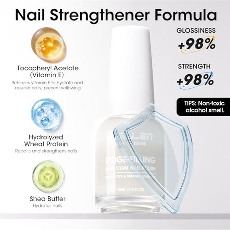 GELLEN Ridge Filling Base & High Shine Top Coat Set