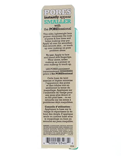 Benefit POREfessional Face Primer - Pore Minimizer & Makeup Base 0.75oz