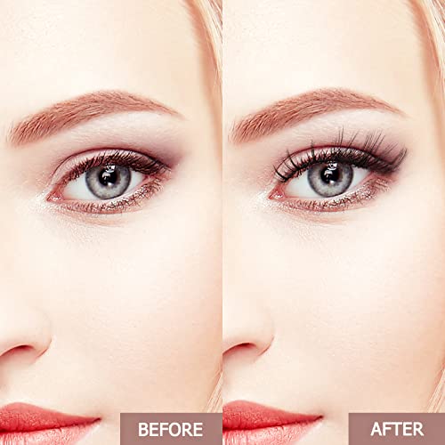 QUEWEL Cluster Lashes 72pcs C/D Curl 8-16mm DIY Eyelash Extensions