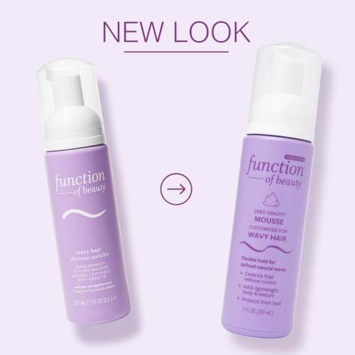 Function of Beauty Wavy Hair Mousse - Lightweight Volume & Frizz Control
