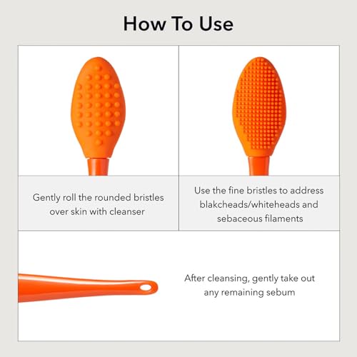 APRILSKIN Pink Aloe Cleanser with Pore Brush: Pink Aloe Facial Polish Cleanser and Pore Cleansing Facial Silicone Brush