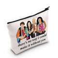 LEVLO Austin Moon Cosmetic Bag Ally Dawson Fans Gift There's No Way I Could Make It Without You Makeup Zipper Pouch Bag (There's No Way)