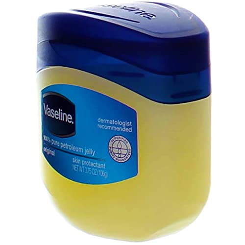 Vaseline Petroleum Original Healing Jelly Skin Protectant, 3.75 Oz (2 Pack)