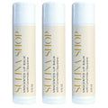 Unscented Lip Balm Hydrating for Dry Lips - Lip Moisturizer with Castor Oil and Beeswax, Chapped Lip Repair, Restores Smoothness, Barrier Protection, Fragrance-Free and Gentle - 0.15 Fl oz (Pack of 3)