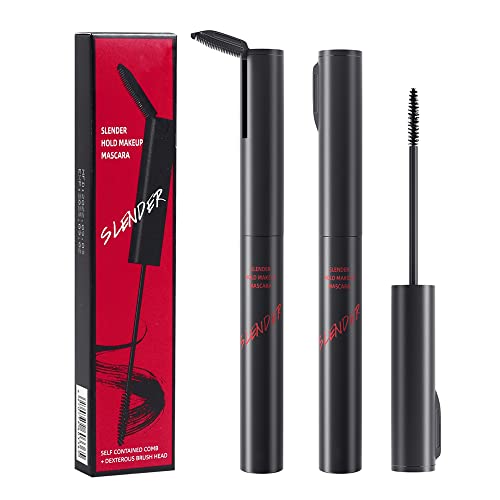 2 in 1 Waterproof Mascara, Tiny Brush for Fine Short Eyelash, Natural Lengthening And Thickening Effect, Extra Long Lash Eyelashes,Voluminous Eyelashes, Smudge-proof £¨1 Pcs£©