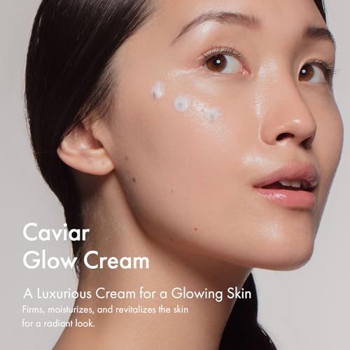 TwentyKEI Caviar Glow Cream, Firming & Hydrating Moisturizer with Peptides, 50ml