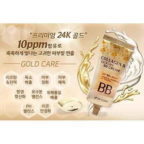 123 UBuy Shop_Korea Collagen & Luxury Gold BB Cream SPF50+/PA+++ Say goodbye to blemishes and uneven skin tone - 1.69Oz