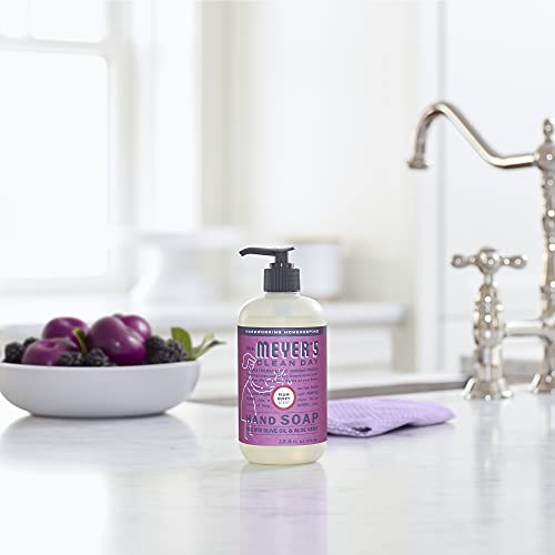 MRS. MEYER'S CLEAN DAY Hand Soap, Plumberry, Made with Essential Oils, 12.5 oz