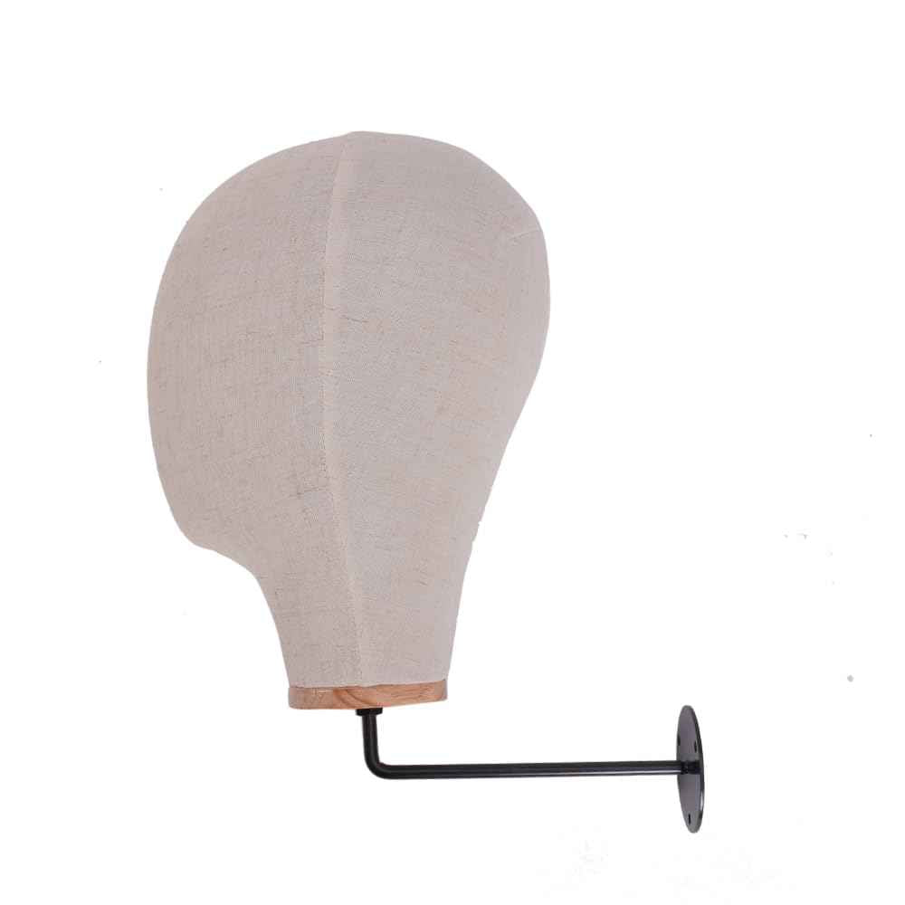 ZhuoYi Unpinnable Wall Mounted Mannequin Head For Wig Hat Display