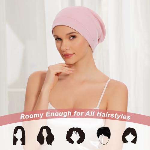 Silk Bonnet for Sleeping Women – Satin Lined Sleep Cap