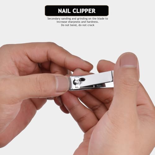 5-Piece Stainless Steel Travel Manicure Set with Nail Care Tools