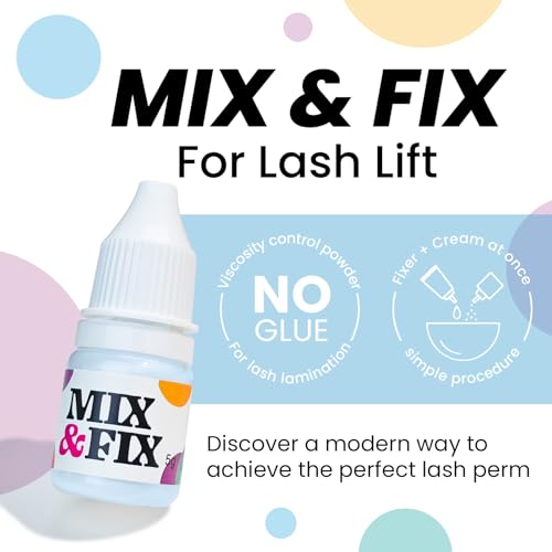 PERMANIA Super Mix Lash Lift Powder - Glue-Free Eyelash Perm Solution for Salon Use