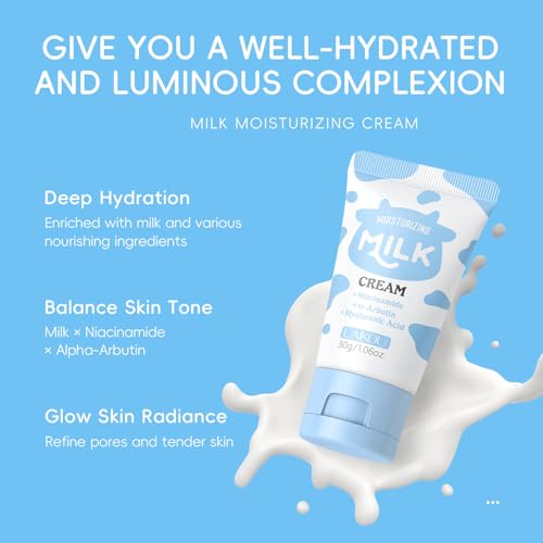 Milk Skin Care Gift Set Girls Skin Care For Kids Age 8-12 - Skincare For GIRLS 10-12 - 12 In 1 Milk Makeup Care Set - Gentle Milk Skincare - Kids Skin Care Set For Girl Ages 8-12 - Natural, Hydrating