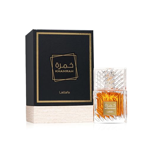 Lattafa Khamrah Eau de Parfum – Aromatic Spicy Unisex Fragrance, 100ml