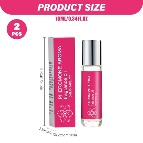 Women's Roll On Perfume with Pheromone - 2x10ml