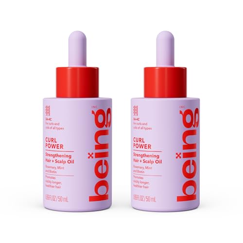 BEING CURL POWER Strengthening Hair Oil with Biotin, Rosemary & Mint 50mL