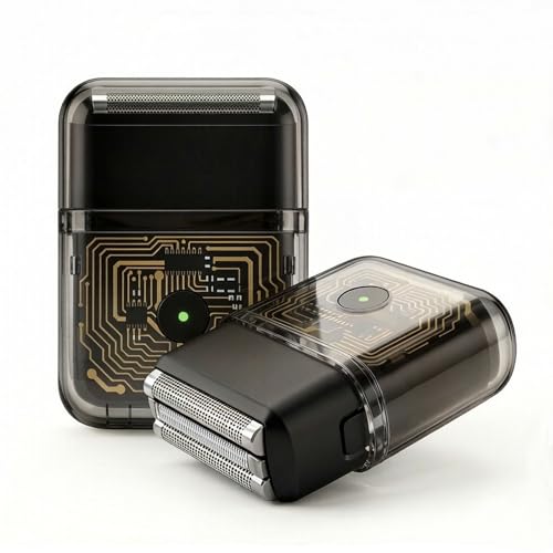 Reciprocating Electric Shaver for Men, 3 Blade Foil Shaver, Rechargeable, Wet & Dry IPX7 Waterproof, USB-C Charging, 3D Floating Head, Portable Travel Razor, Close Shaving, Gift for Him