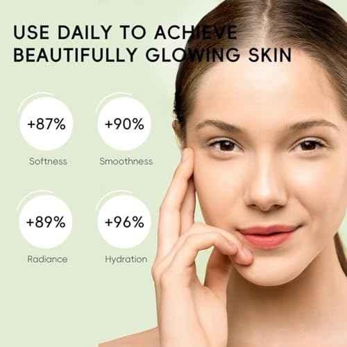 kin Care Set, Fruit Women Birthday Christmas Beauty Gift Sets, Skin Care Kit with Cleanser, Serum, Eye Cream, Face Cream Travel Kit for Women, Gentle, Full Sizes 4pcs, Stocking Stuffers