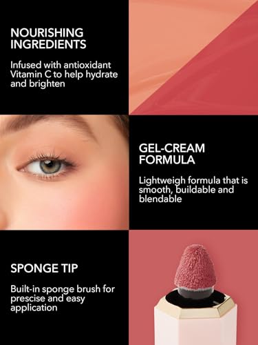 SHEGLAM Color Bloom Liquid Blush - Matte Finish, Light Coverage