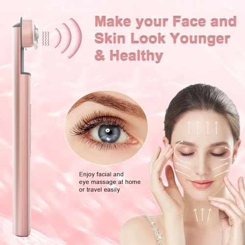 6-in-1 LED Light Therapy Wand for Face & Eyes