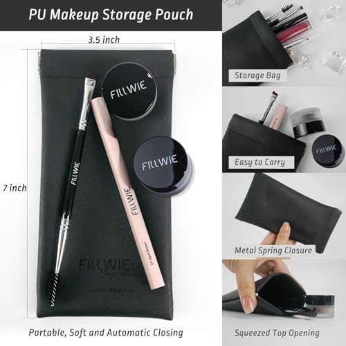 Eyebrow Pomade Kit 2-Pack Waterproof Brow Color – Dark Brown & Taupe